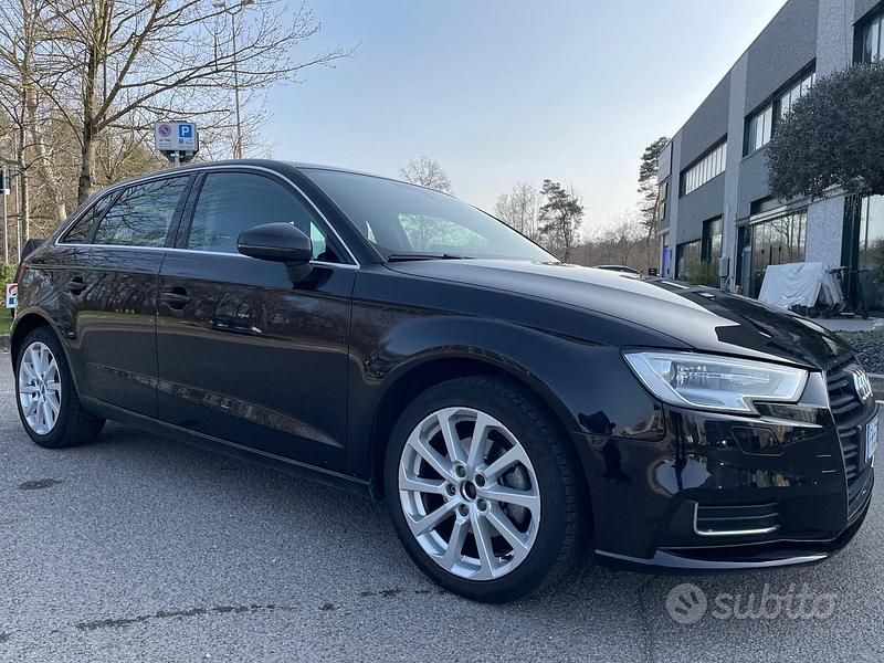 Usata Audi A3 110 CV (80 kW) 2017 Nero Berlina