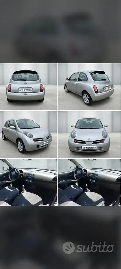 Usata Nissan Micra 57 CV (41 kW) 2007 Grigio Berlina