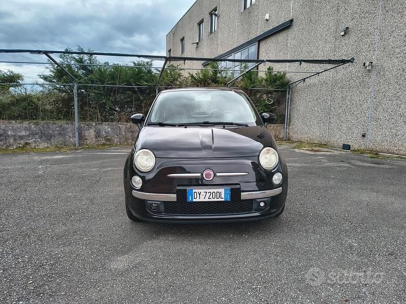 Usata Fiat 500 Lounge 69 CV (50 kW) 2009 Nero Cabrio