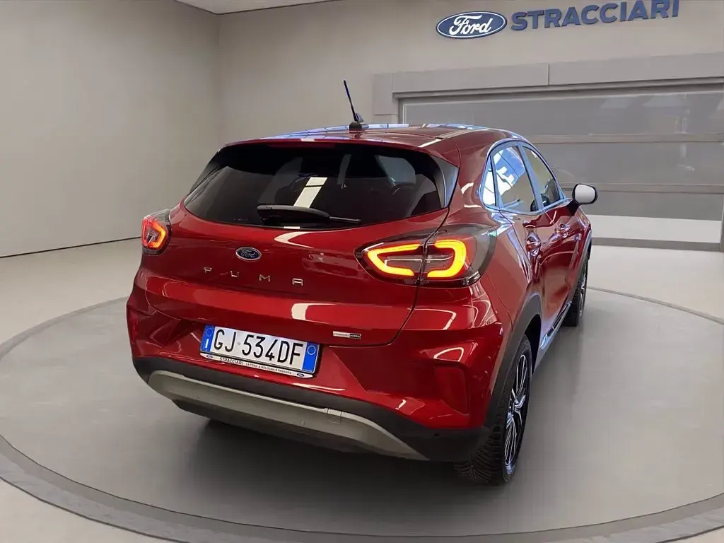 Usata Ford Puma Titanium 125 CV (91 kW) 2022 Rosso metallizzato SUV