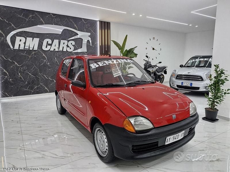 Usata Fiat Seicento S 39 CV (28 kW) 1998 Rosso Utilitaria