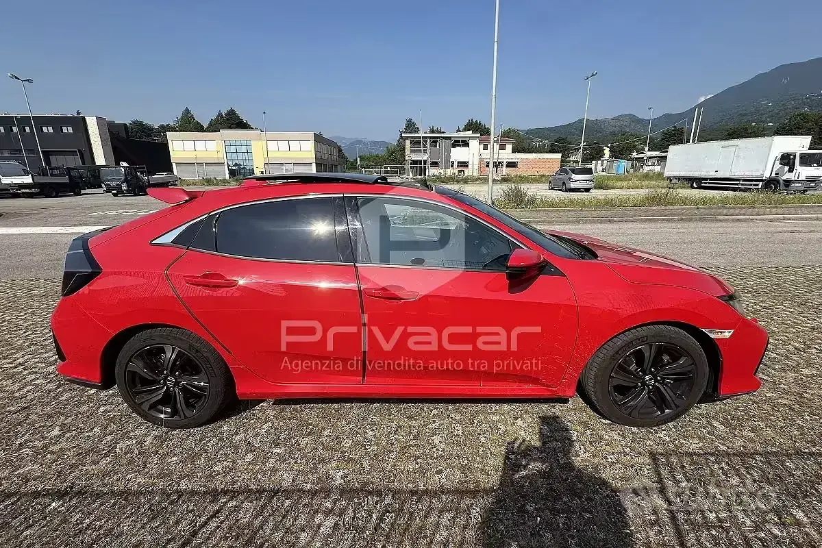 Usata Honda Civic Executive 120 CV (88 kW) 2018 Rosso Utilitaria