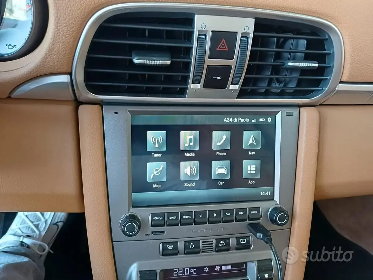 Usata Porsche 997 385 CV (283 kW) 2008 Nero Coupé