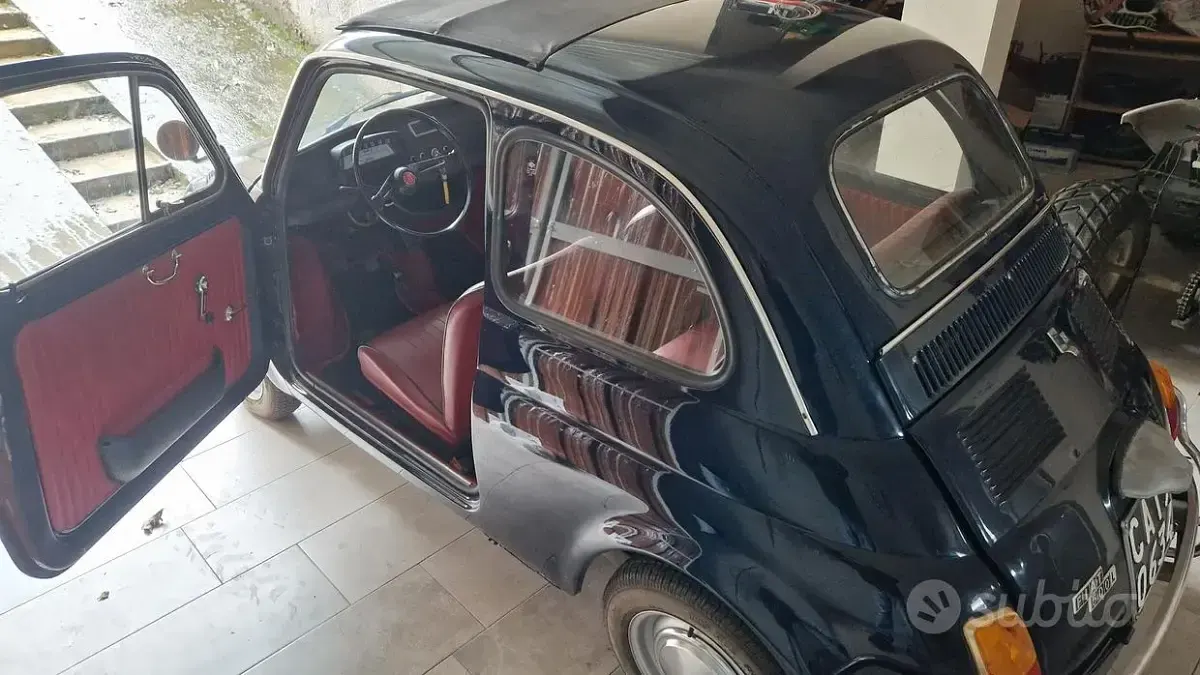 Usata Fiat 500 1970 Bluazzurro Utilitaria