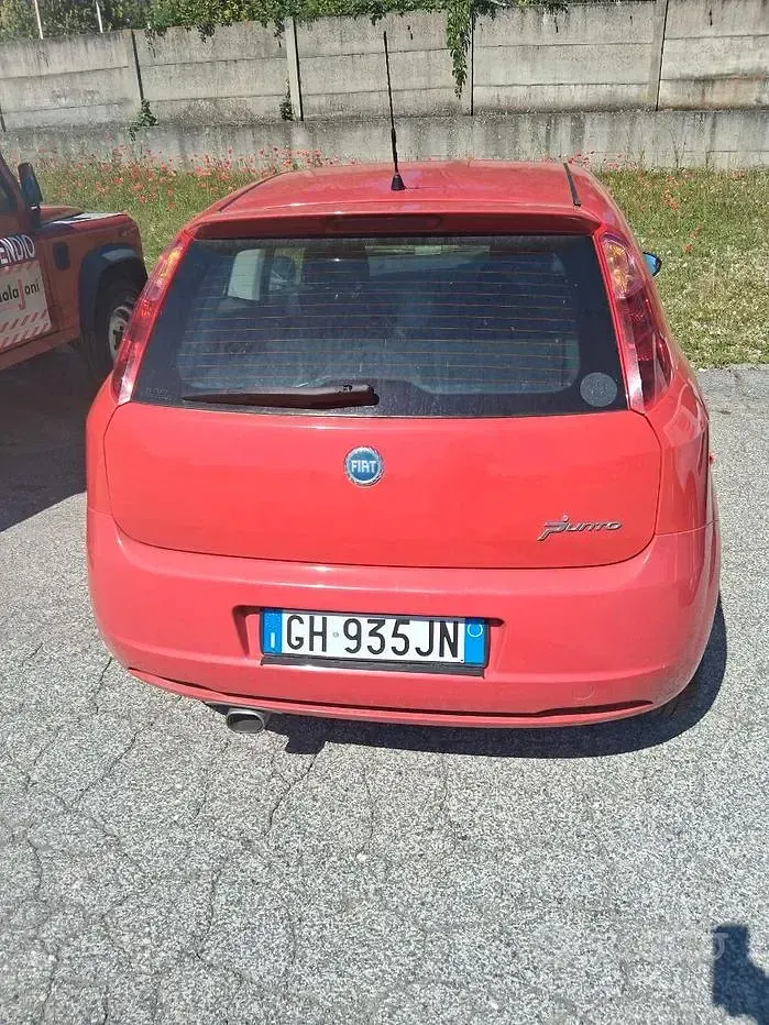 Usata Fiat Punto 2009 Rosso Utilitaria