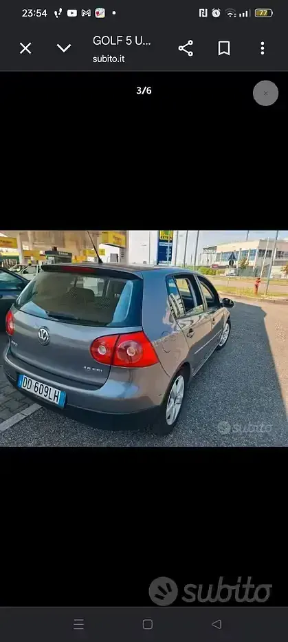 Usata VW Golf V 115 CV (84 kW) 2007 Berlina