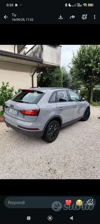 Usata Audi Q3 150 CV (110 kW) 2017 Grigio SUV