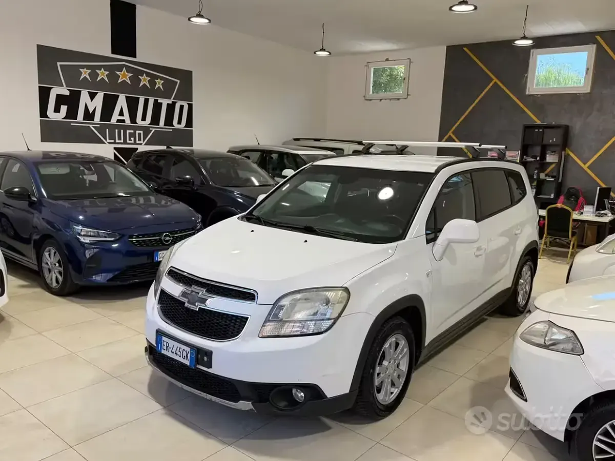 Usata Chevrolet Orlando LT 131 CV (96 kW) 2013 Bianco Monovolume