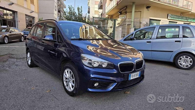 Usata BMW 216 Gran Tourer 102 CV (75 kW) 2015 Blu Monovolume