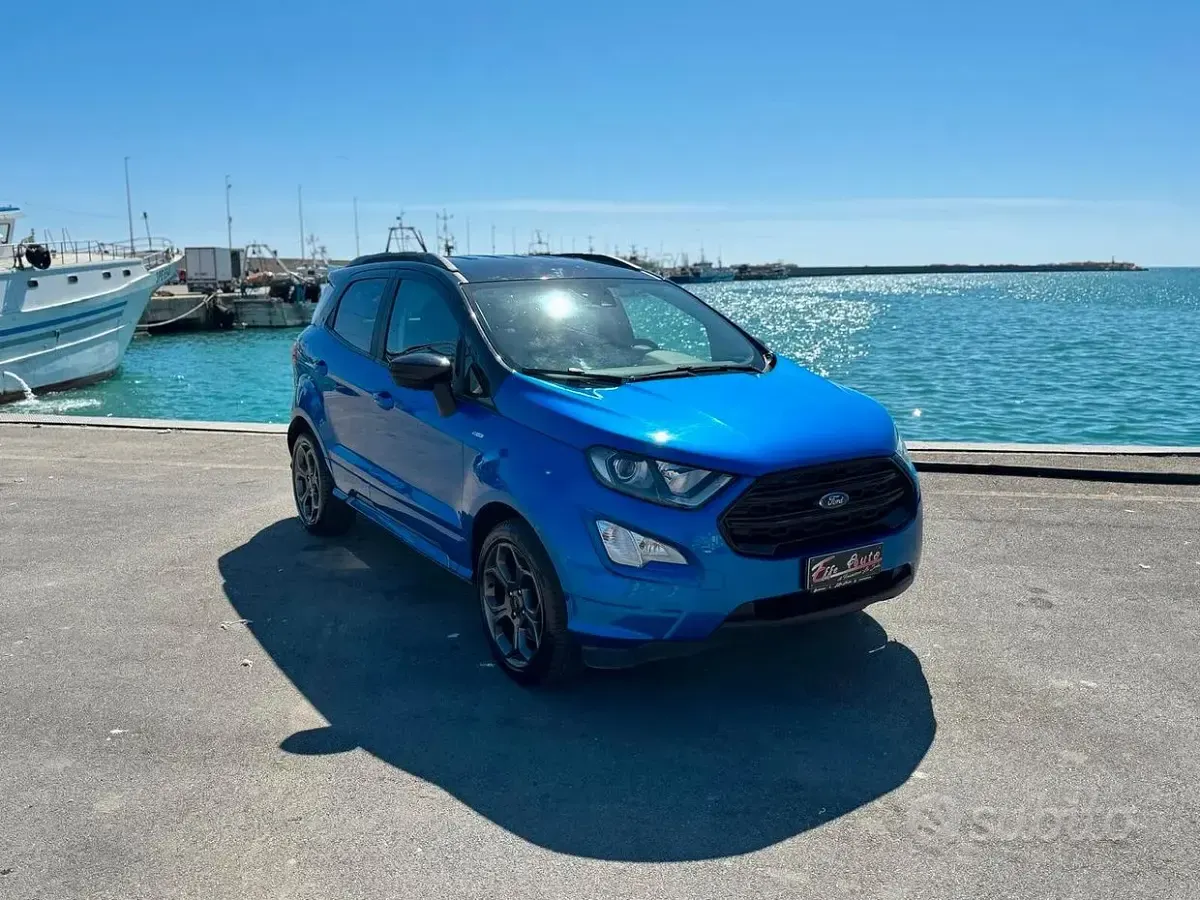 Usata Ford Ecosport ST-Line 125 CV (91 kW) 2020 Blu SUV