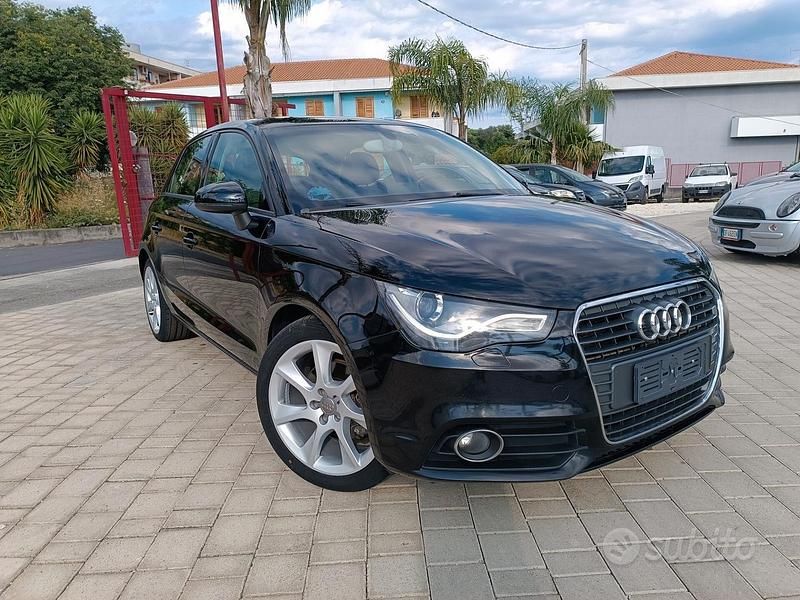 Usata Audi A1 105 CV (77 kW) 2012 Nero Utilitaria