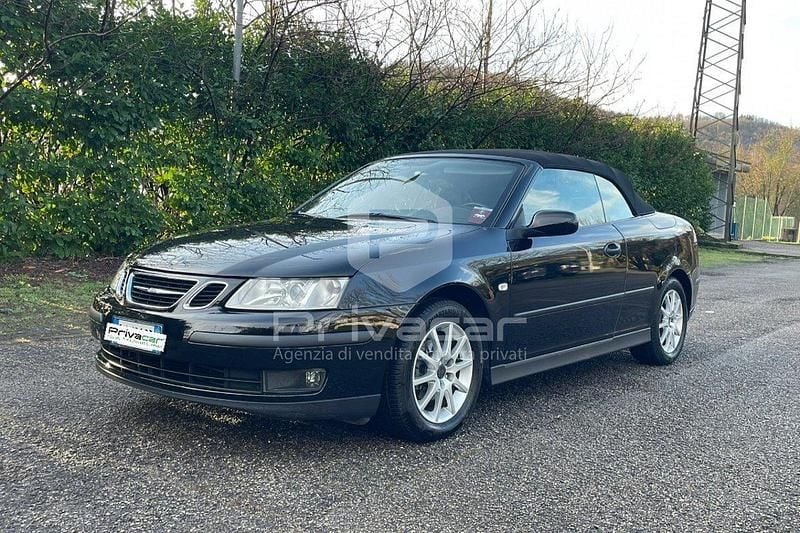 Usata Saab 9-3 Cabriolet Linear 150 CV (110 kW) 2007 Nero Cabrio