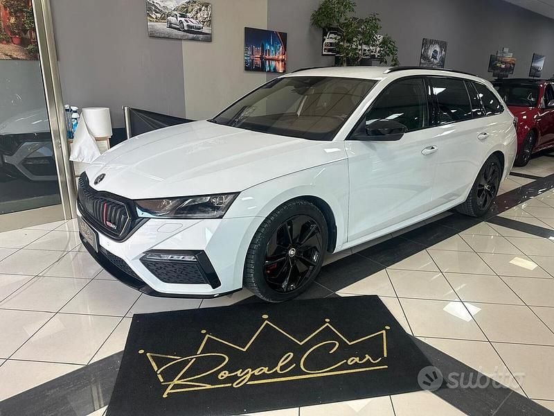 Usata Skoda Octavia RS 200 CV (147 kW) 2023 Bianco Station wagon
