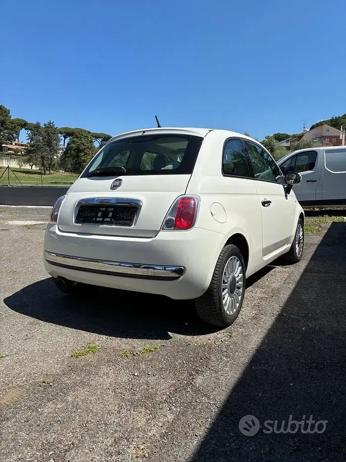 Usata Fiat 500 Lounge 69 CV (50 kW) 2009 Bianco Cabrio