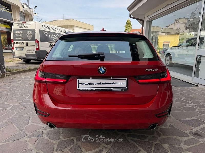 Begagnad BMW 316 Advantage 122 HK (89 kW) 2022 Röd Kombi