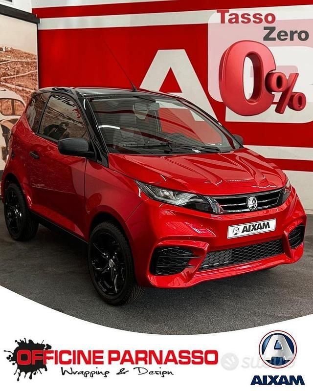 Nuova Aixam AMBITION Sport 2025 Rosso Utilitaria