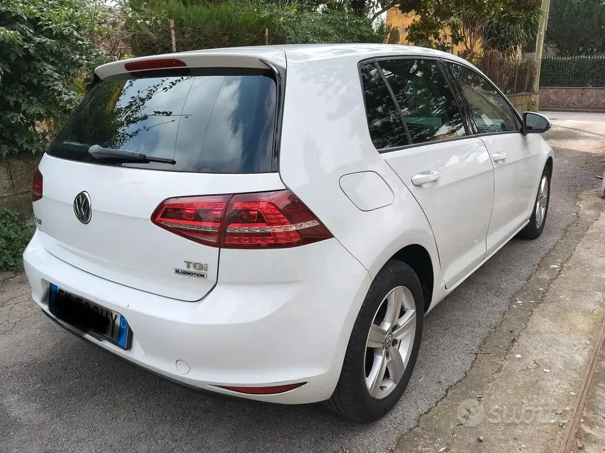 Usata VW Golf VII 110 CV (80 kW) 2015 Bianco Utilitaria