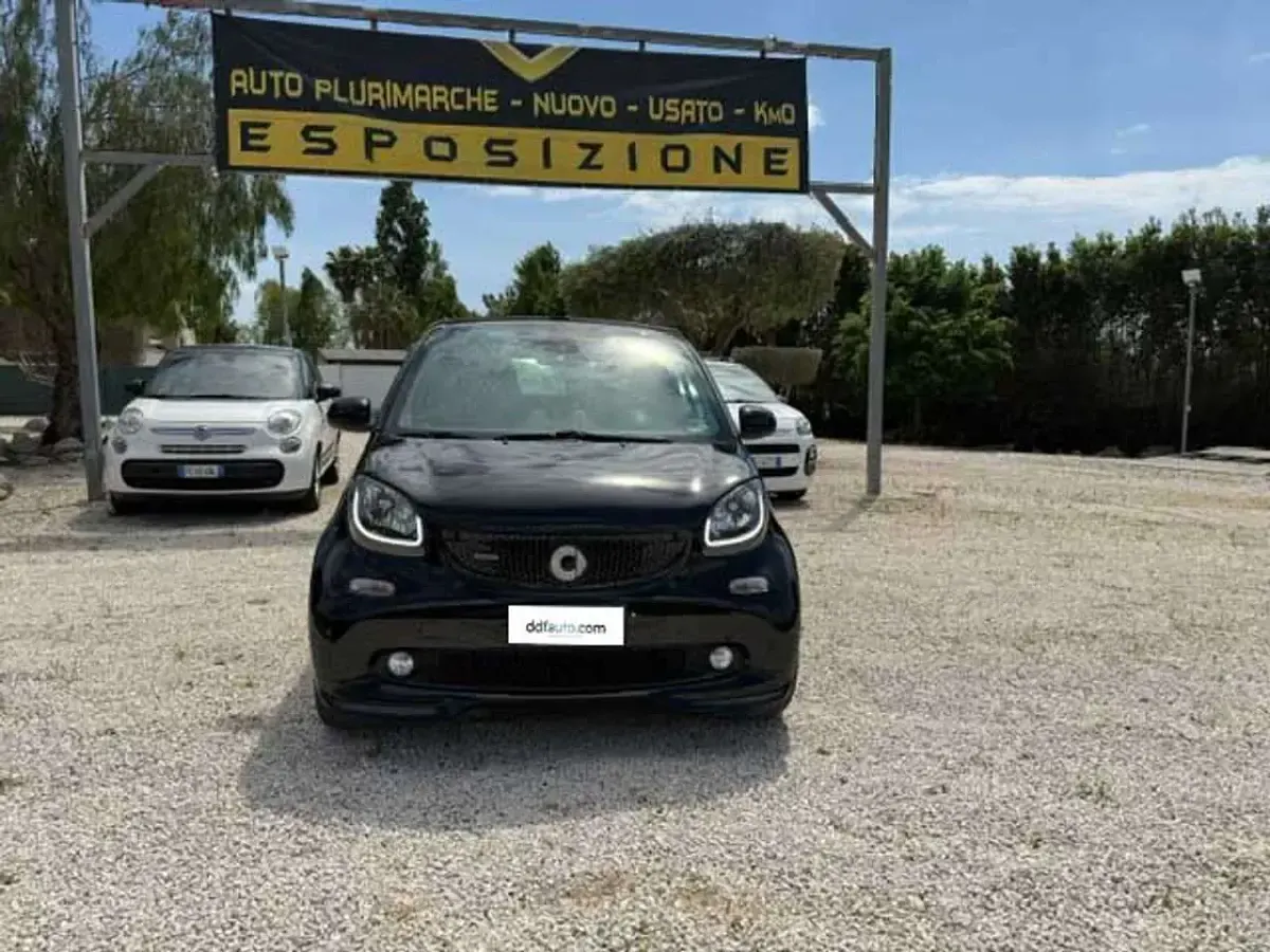 Usata Smart ForTwo Cabrio Brabus 109 CV (80 kW) 2018 Nero Cabrio