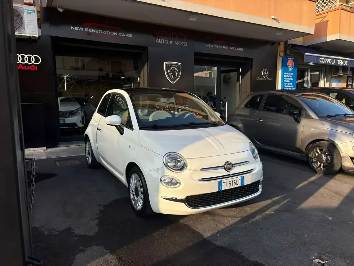 Occasion Fiat 500 Lounge 69 ch (50 kW) 2018 Blanc Berline