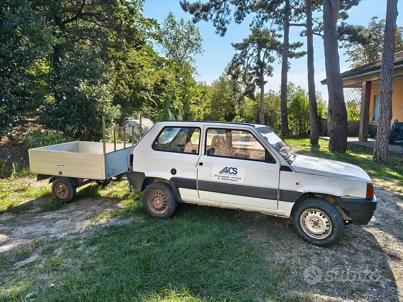 Usata Fiat Panda 4x4 54 CV (39 kW) 1997 Bianco Utilitaria