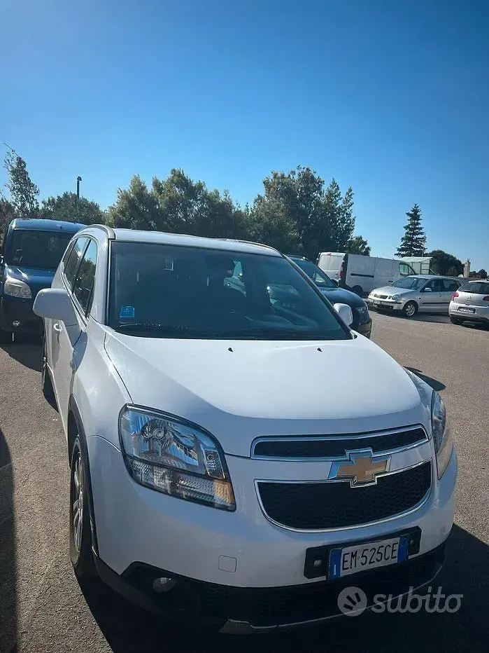 Usata Chevrolet Orlando LT 131 CV (96 kW) 2012 Bianco Monovolume