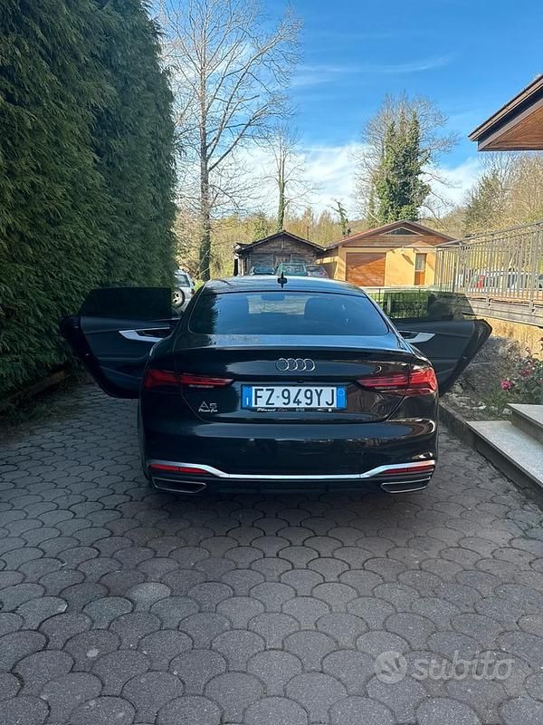 Usata Audi A5 Sportback S-Line 204 CV (150 kW) 2020 Nero Utilitaria