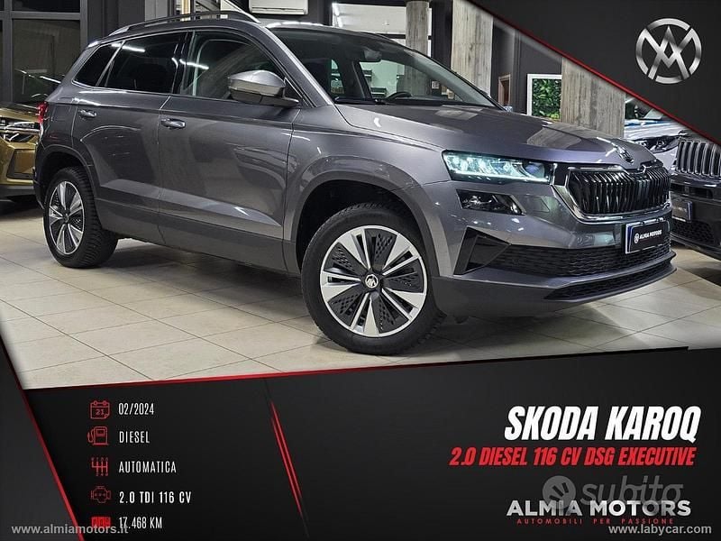 Usata Skoda Karoq 115 CV (84 kW) 2024 Grigio SUV