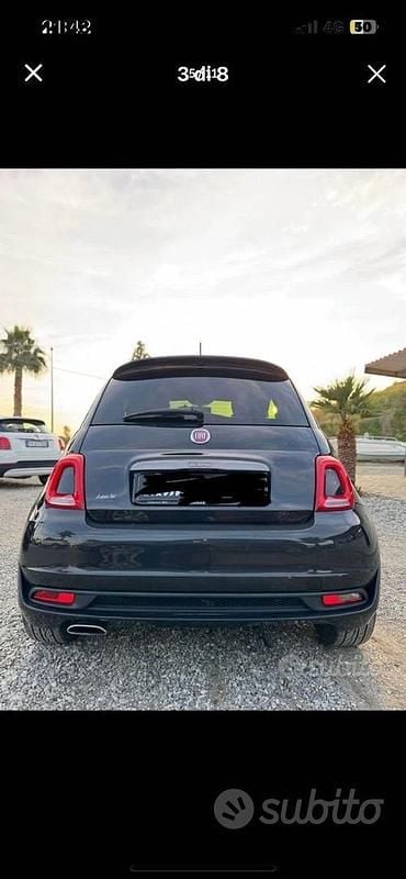 Usata Fiat 500S S 95 CV (69 kW) 2018 Nero Berlina