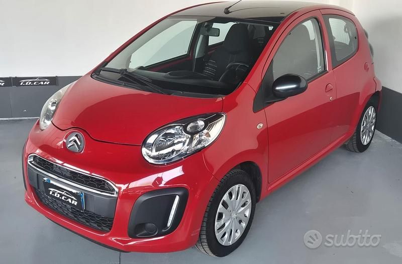 Usata Citroën C1 68 CV (50 kW) 2013 Rosso Utilitaria
