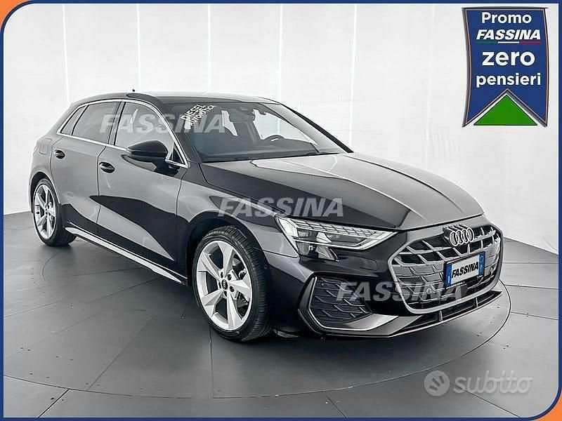 Usata Audi A3 S-Line 150 CV (110 kW) 2025 Nero Berlina