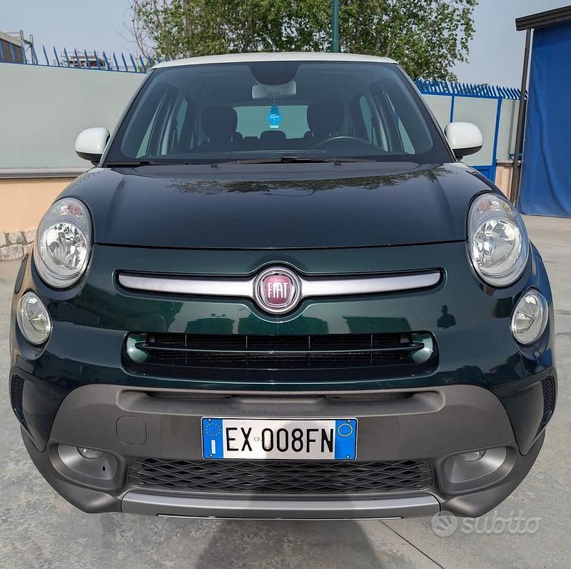 Usata Fiat 500L Trekking 85 CV (62 kW) 2014 Verde Monovolume