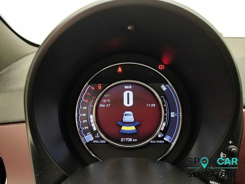 Usata Fiat 500 Lounge 69 CV (50 kW) 2019 Rosso Utilitaria