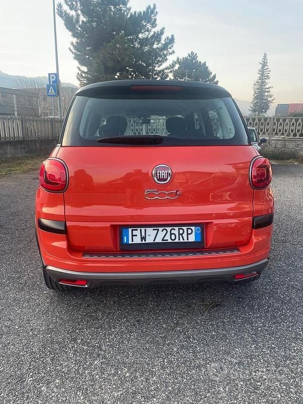 Usata Fiat 500L Cross 120 CV (88 kW) 2019 Arancione Monovolume