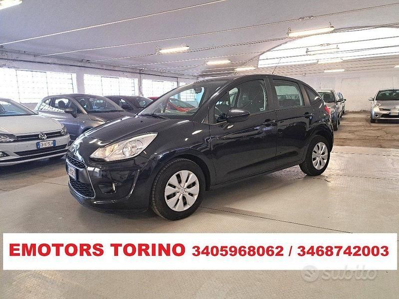 Usata Citroën C3 Seduction 60 CV (44 kW) 2012 Nero Berlina