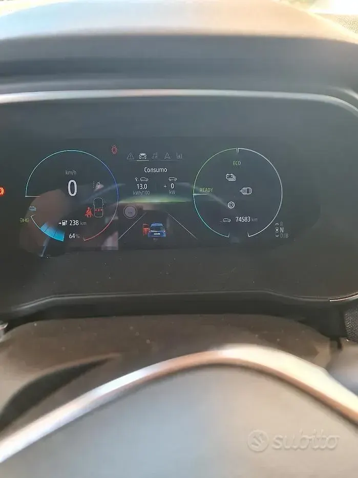 Usata Renault Zoe Intens 50 kW (69 CV) 2021 Verde Utilitaria