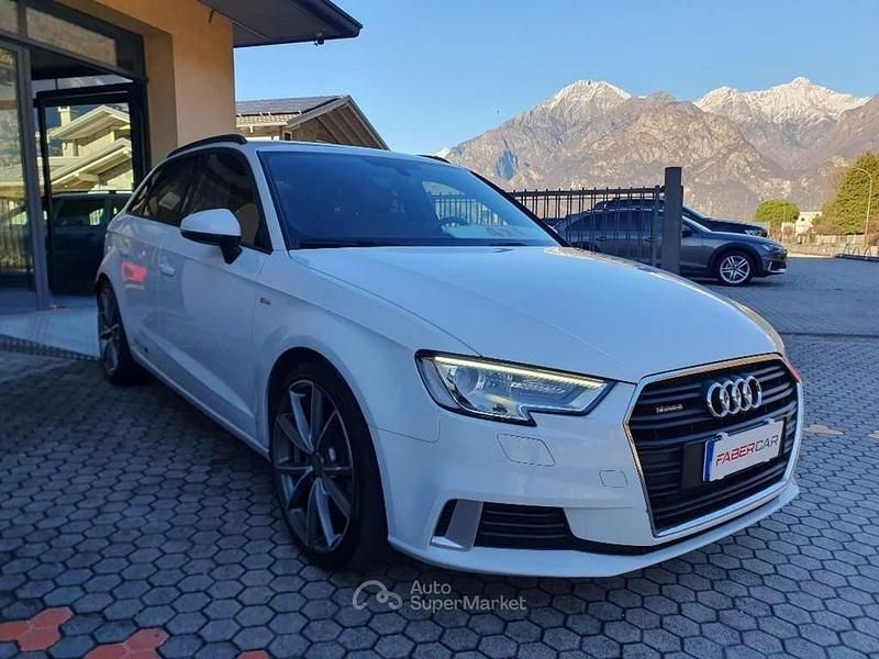 Usata Audi A3 S-Line 184 CV (135 kW) 2019 Bianco Berlina
