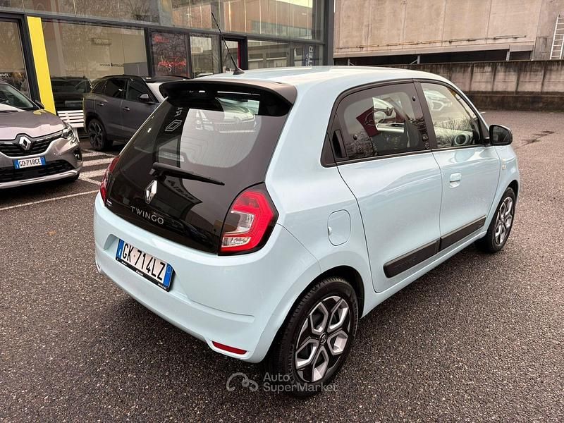 Usata Renault Twingo Equilibre 65 CV (47 kW) 2022 Blu Utilitaria