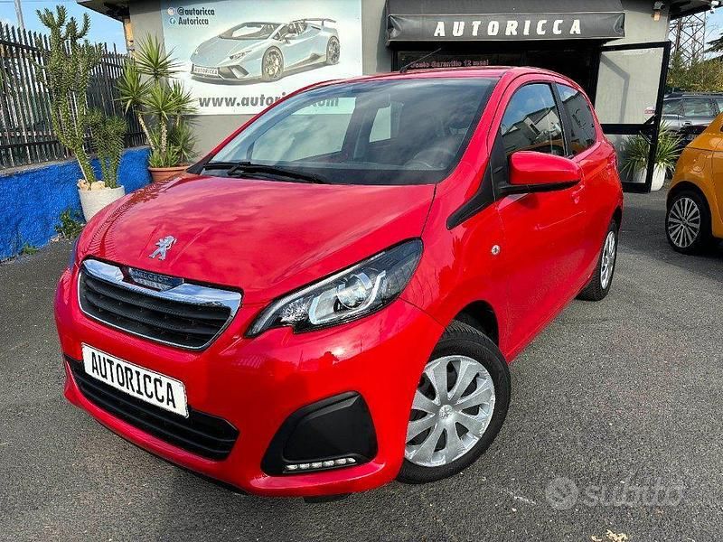 Rosso(met.) Usata 2020 Peugeot 108 Utilitaria | 7999 € (Ottimo prezzo) - Immagine 1/4