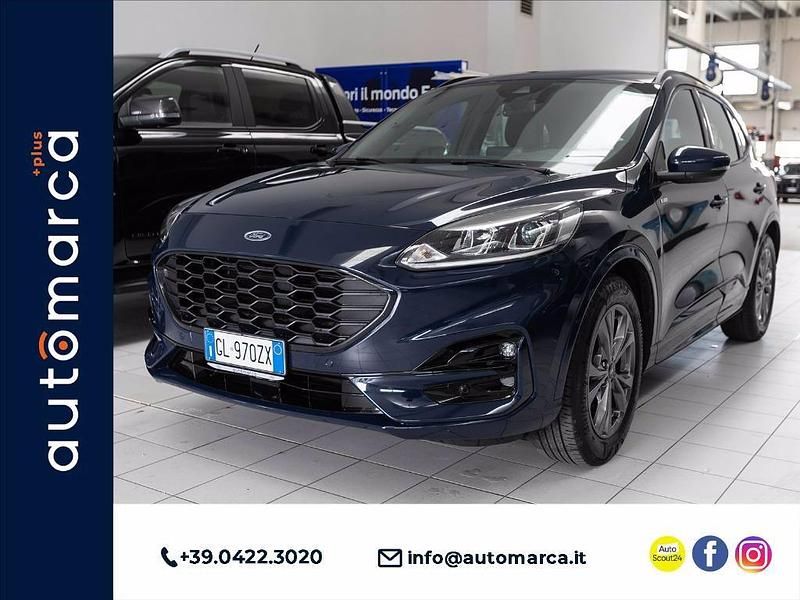 Blu Usata 2022 Ford Kuga ST-Line SUV | 22.990 € (Buon prezzo) - Immagine 1/4