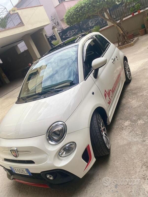 Usata Abarth 595 145 CV (106 kW) 2017 Bianco Utilitaria