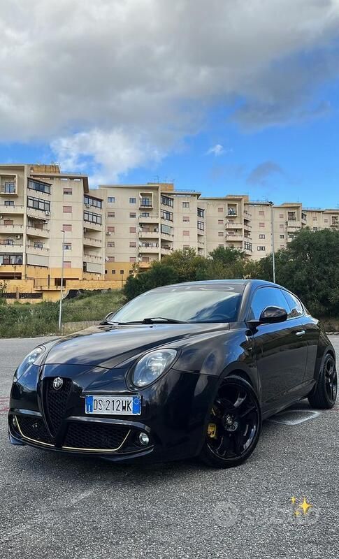 Usata Alfa Romeo MiTo Progression 120 CV (88 kW) 2009 Nero Utilitaria