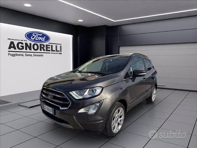 Grigio Usata 2021 Ford Ecosport Titanium SUV | 15.100 € (Buon prezzo) - Immagine 1/4