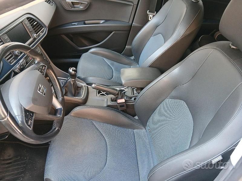 Usata Seat Leon 110 CV (80 kW) 2016 Bianco Station wagon