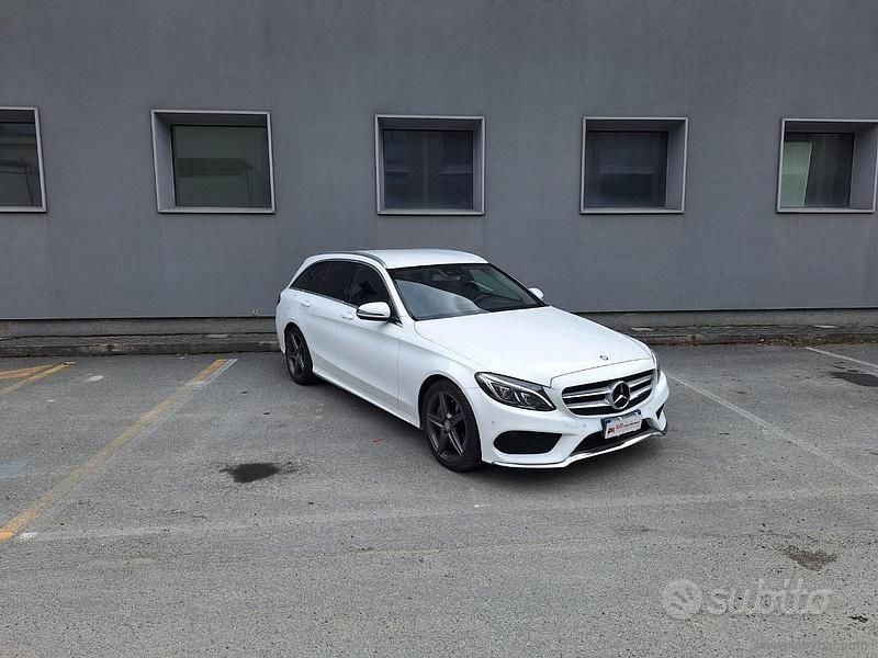 Usata Mercedes C250 Premium 204 CV (150 kW) 2015 Bianco Station wagon