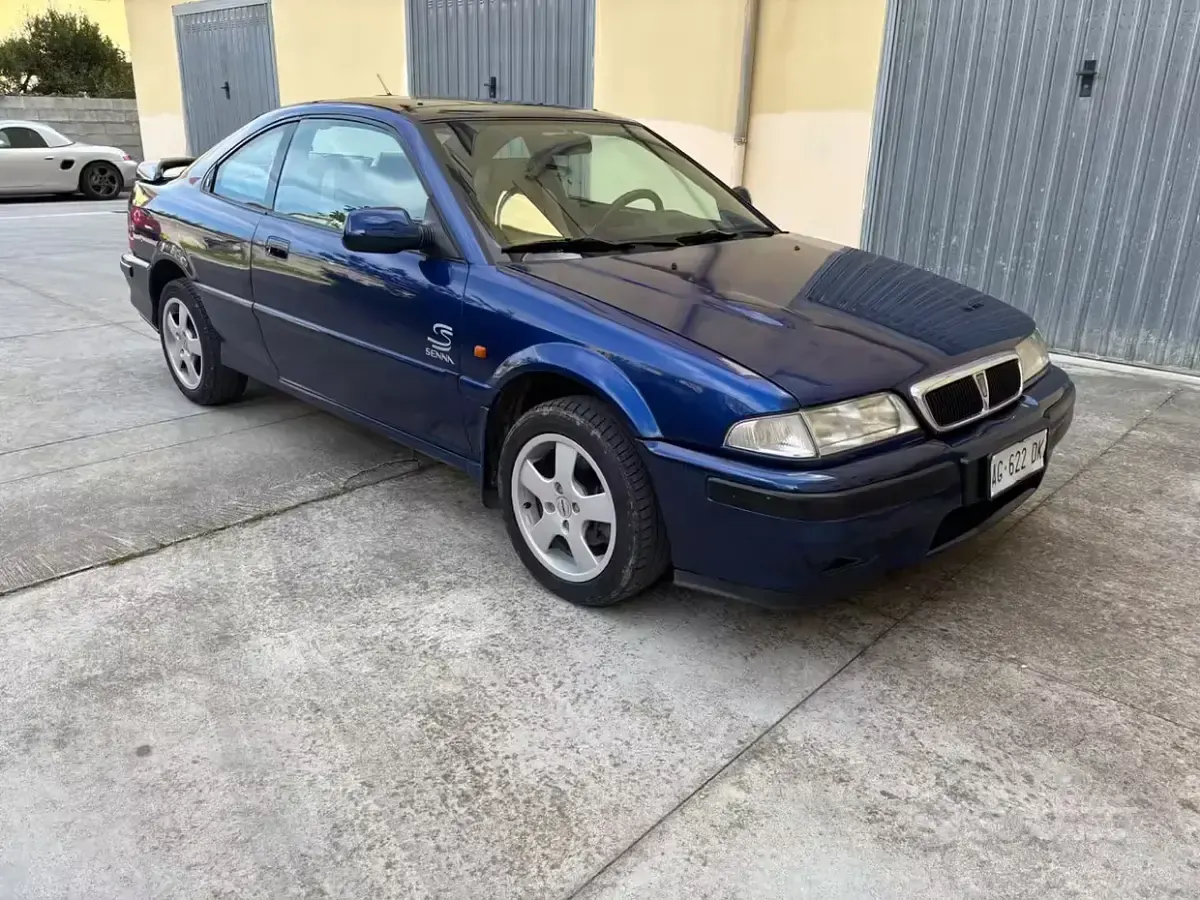 Usata Rover 200 122 CV (89 kW) 1995 Blu Coupé