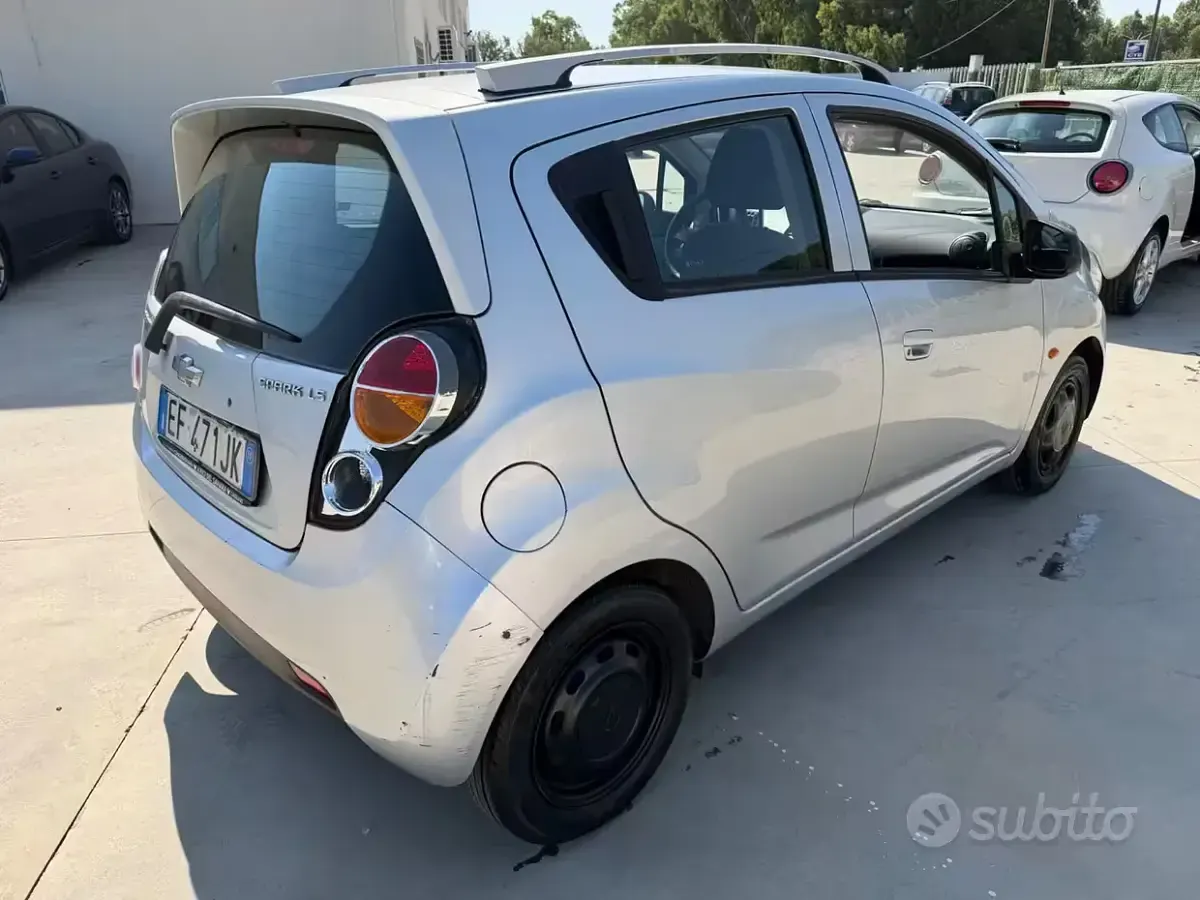 Usata Chevrolet Spark 68 CV (50 kW) 2012 Grigio Utilitaria
