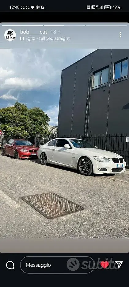 Usata BMW 330 M Sport 245 CV (180 kW) 2011 Bianco Coupé