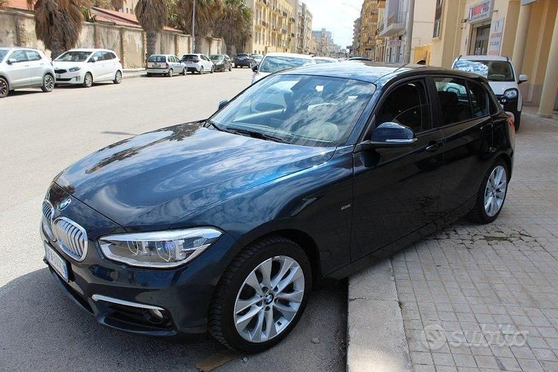 Usata BMW 116 108 CV (79 kW) 2015 Verde Utilitaria