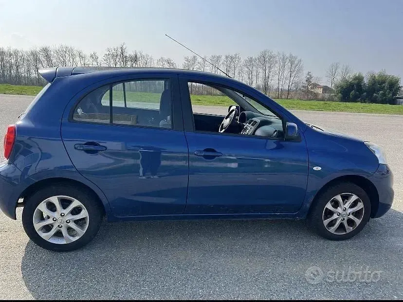 Usata Nissan Micra Visia 80 CV (58 kW) 2014 Blu Utilitaria