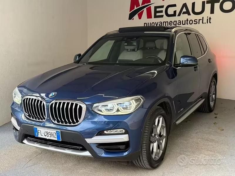 Usata BMW X3 xLine 190 CV (139 kW) 2018 Blu SUV